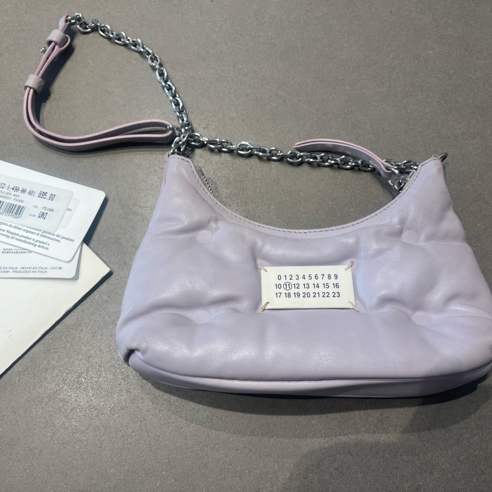 MARGIELA LAVENDER MINI GRAND SLAM BAG